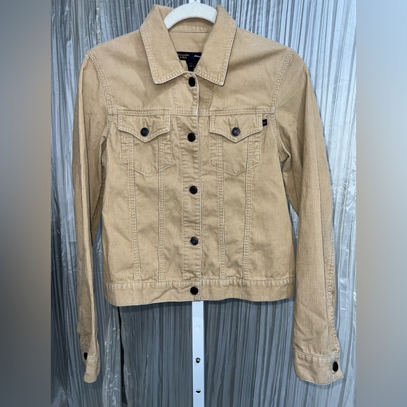 Abercrombie & Fitch Jackets & Blazers - Abercrombie & Fitch Women Corduroy Tan  Jacket Size M